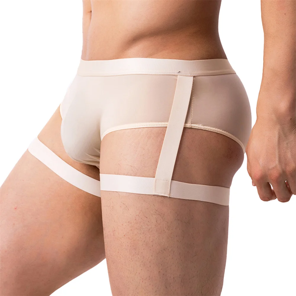 Bamboo Fiber Trunk - رجل بلون الملاكمين الملابس الداخلية الحرير