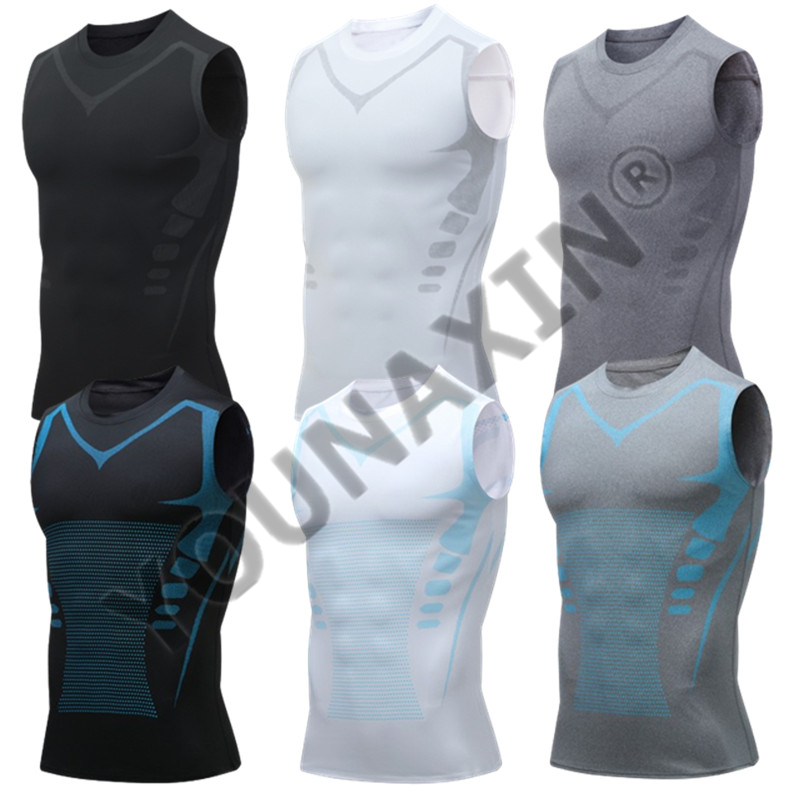 Base Layer Top - 3 قطع من قمصان الرجال بدون