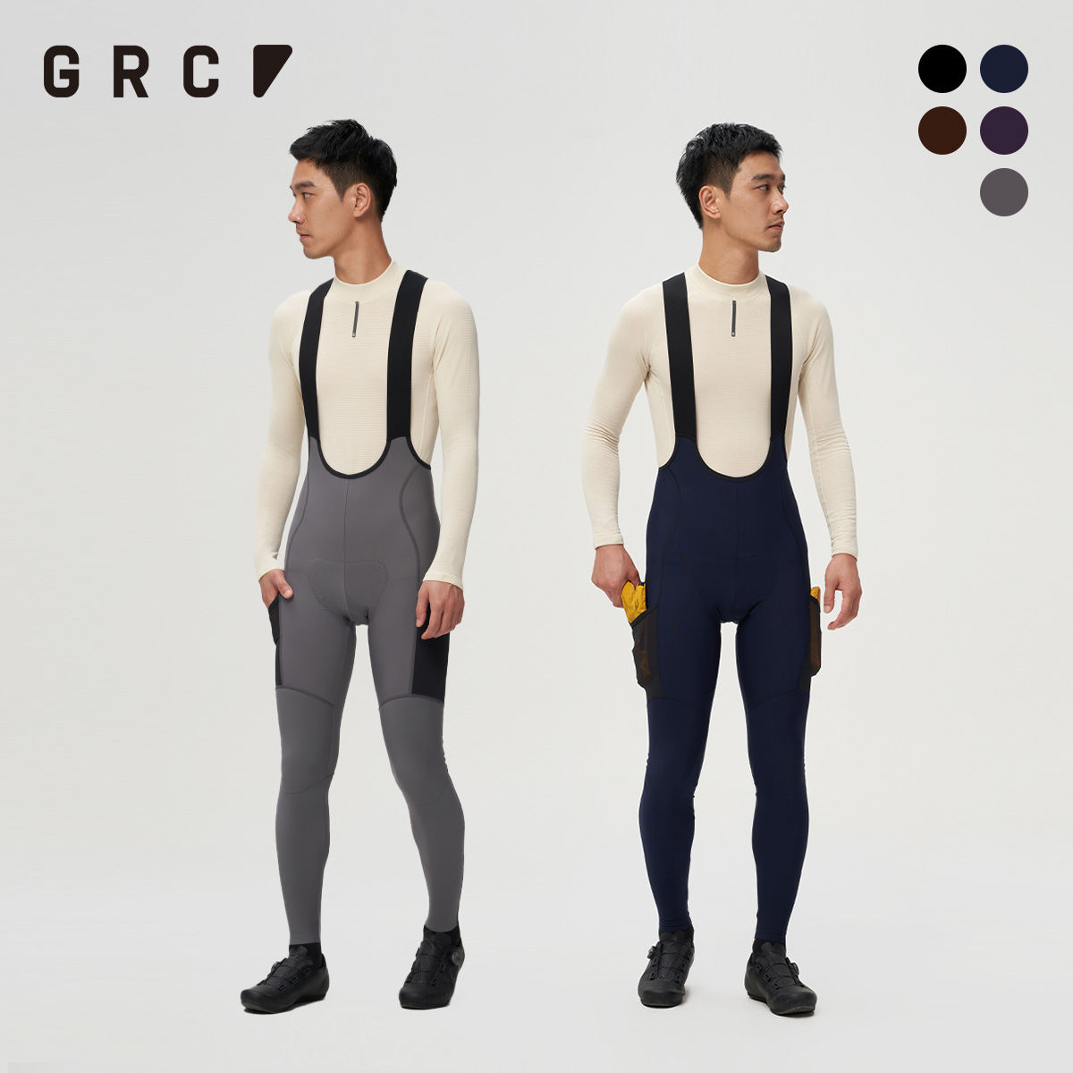 Compression Long Pant - ملابس ركوب الدراجات من GRC للرجال،