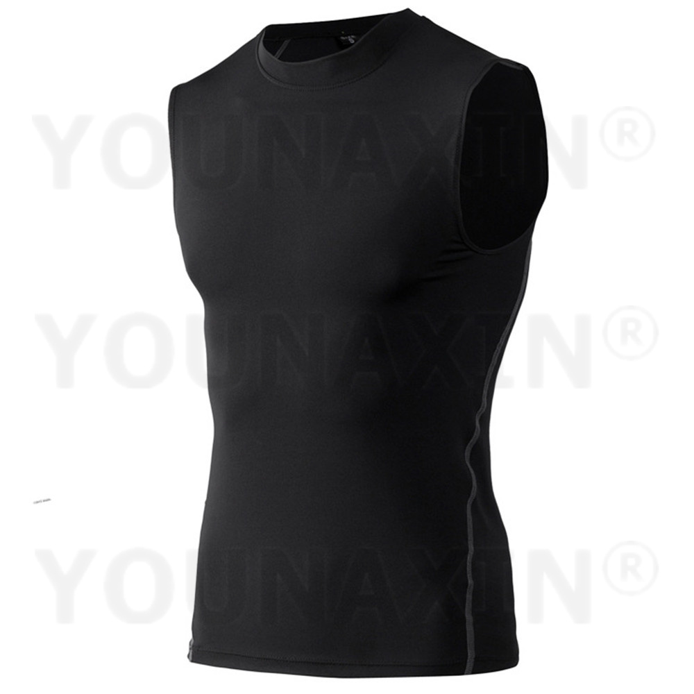 YOUNAXIN قميص رياضي ضيق بدون أ - مراجعة Base Layer Top وسعره