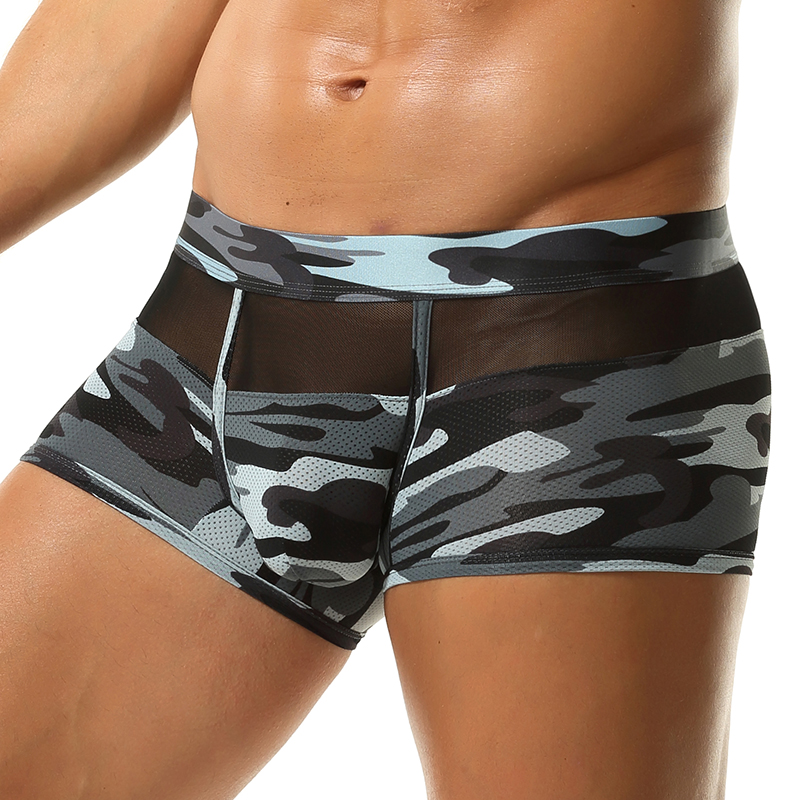 التمويه الملاكم السراويل الرجا - مراجعة Mesh Sport Boxer وسعره