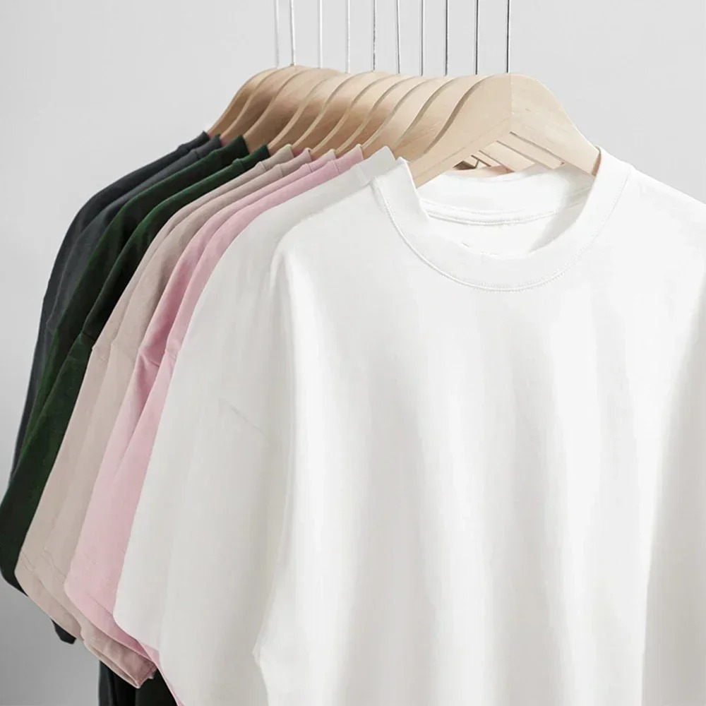 تي شيرت أسود ثقيل الوزن 450 جر - مراجعة Undershirt Crew Neck وسعره