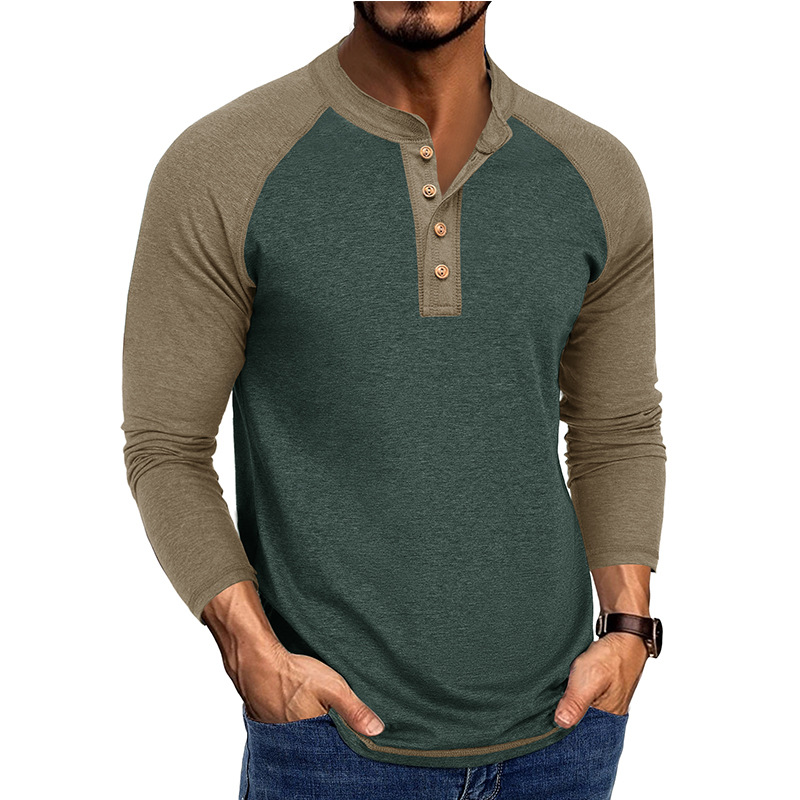 قميص هينلي جديد للرجال بأكمام  - مراجعة Base Layer Top وسعره