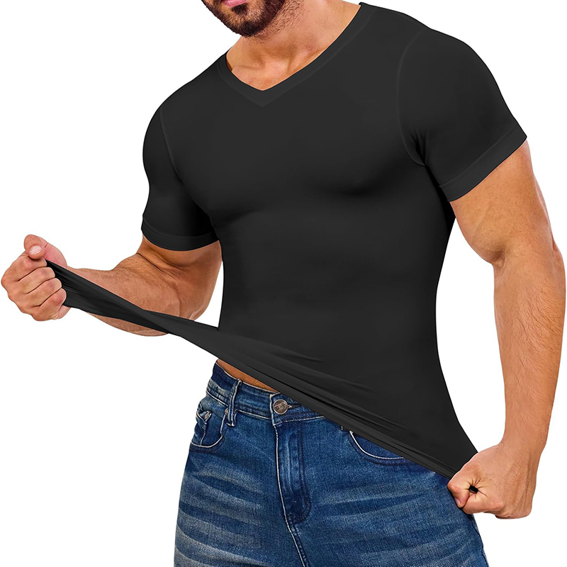 الرجال الخامس الرقبة ضغط قمصان - مراجعة Undershirt Crew Neck وسعره