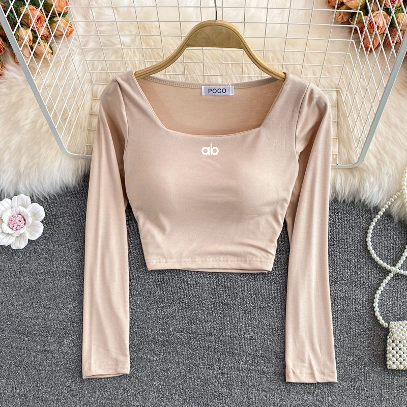 تي شيرت نسائي كوري عصري برقبة  - مراجعة Base Layer Top وسعره
