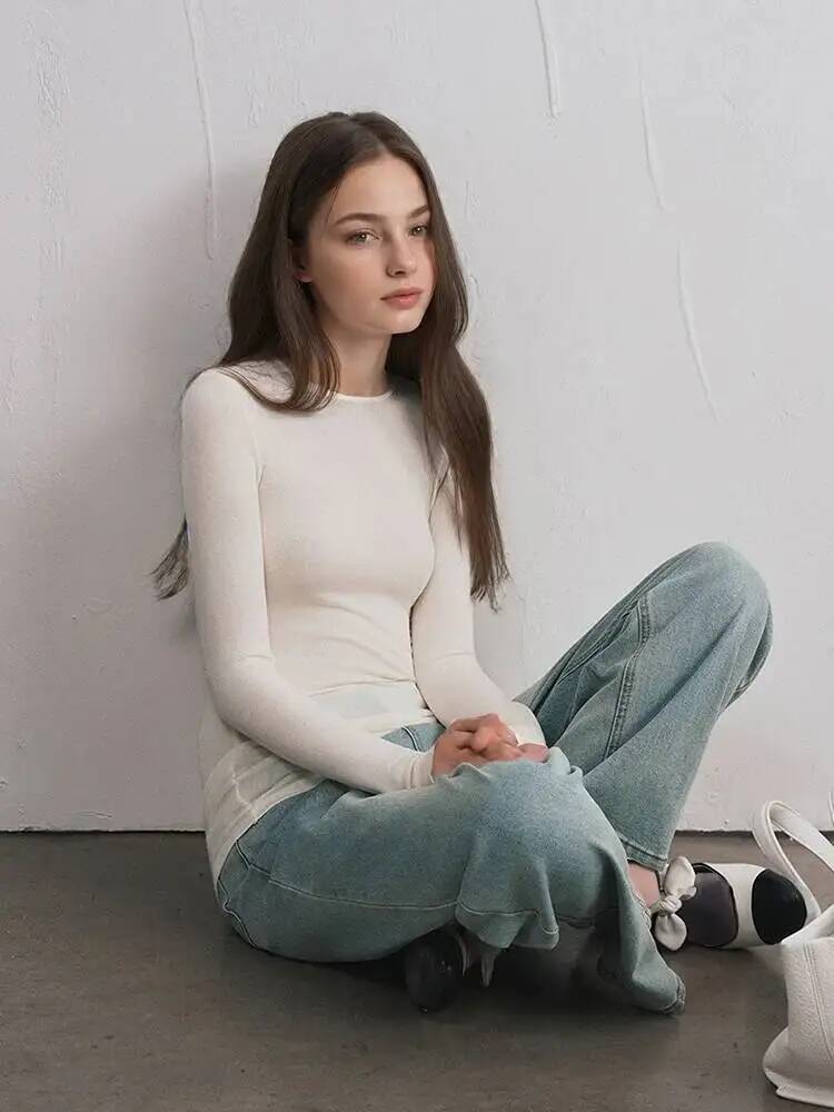 بلوزة نسائية من مزيج الكشمير ب - مراجعة Base Layer Top وسعره